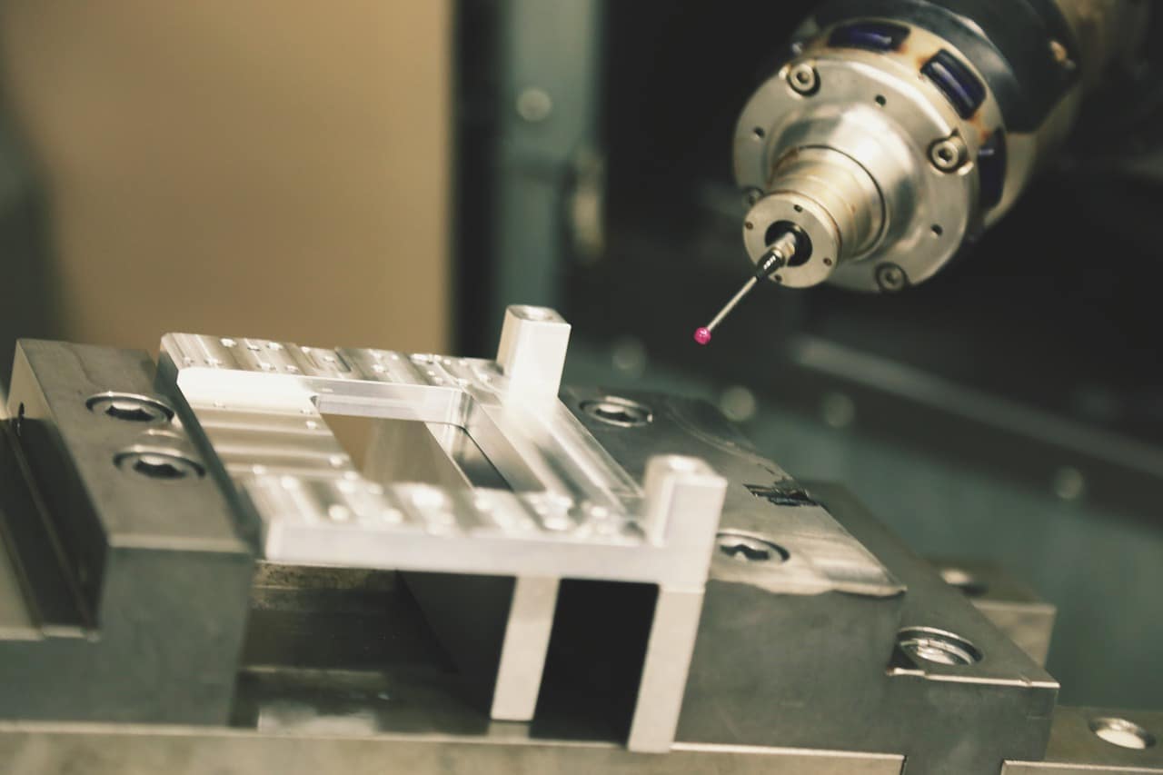A milling machine for sheet metal work
