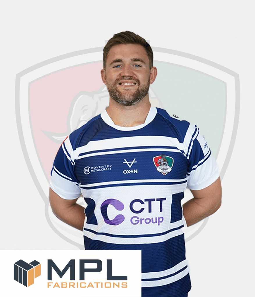 MPL Fabrications announce sponsorship of Coventry Rugby player Harry Seward